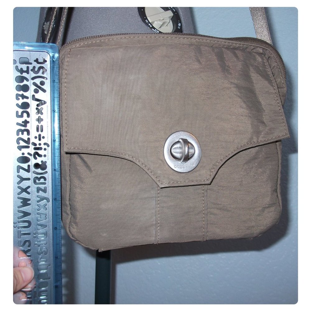 Baggallini Brown Crossbody Bagg Tote Satchel Purse - Picture 5 of 13